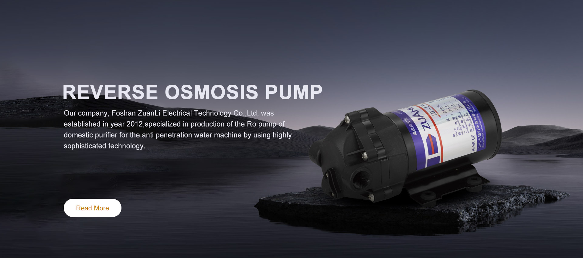 Fabricant de pompe à osmose inversée en Chine