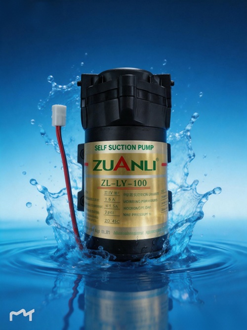 Pompe de surpression pour purificateur d'eau RO à haute efficacité (24 V DC, 100-400 GPD)