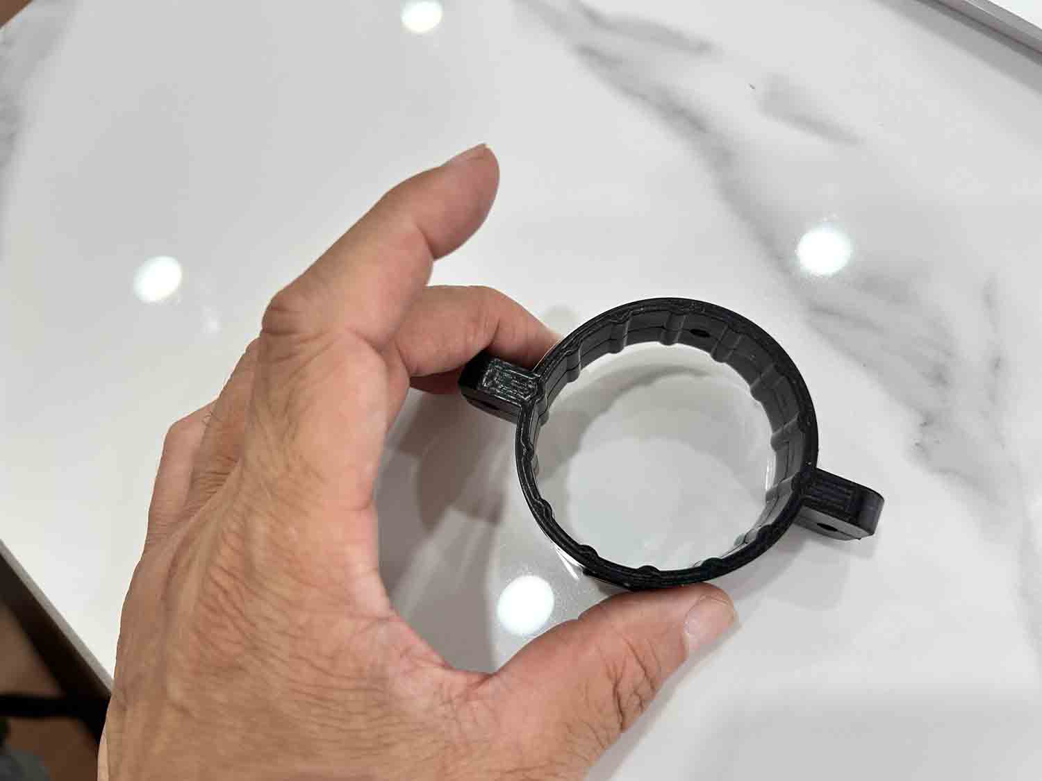 Support de support en silicone moulé par précision